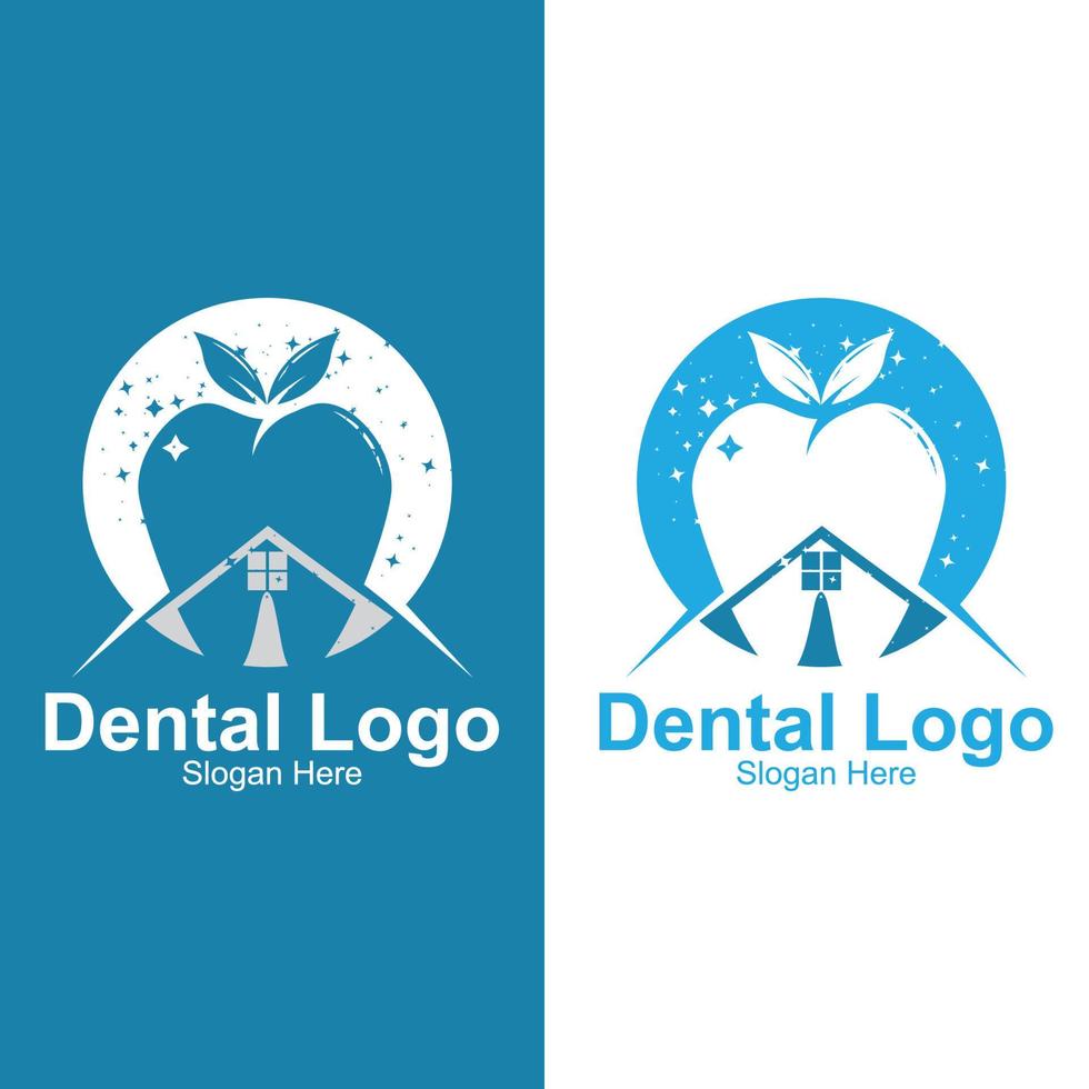 vecteur de logo de santé dentaire, garder et prendre soin des dents, conception pour la sérigraphie, entreprise, autocollants, arrière-plan