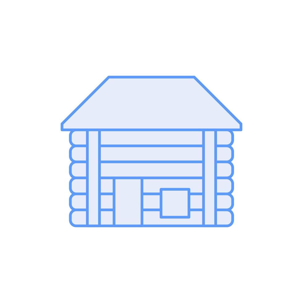 vecteur de maison en bois pour la présentation de l'icône du symbole du site Web