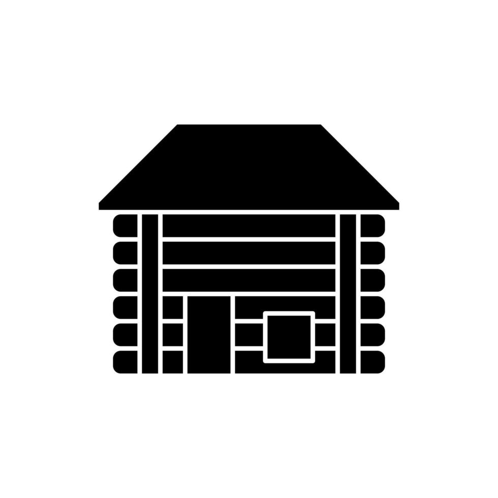 vecteur de maison en bois pour la présentation de l'icône du symbole du site Web