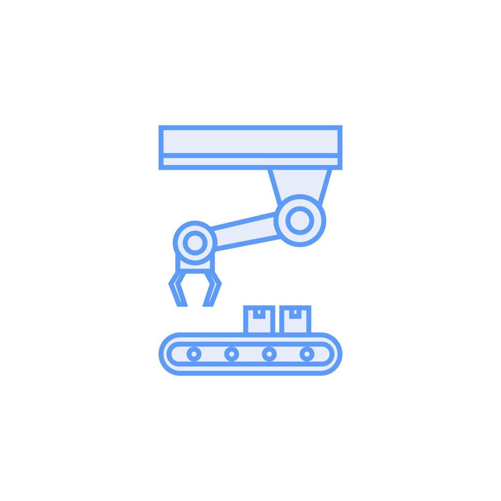vecteur de bras de robot pour la présentation de l'icône du symbole du site Web