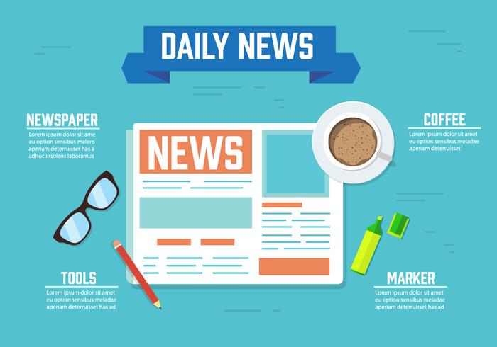 Free Daily News Vector