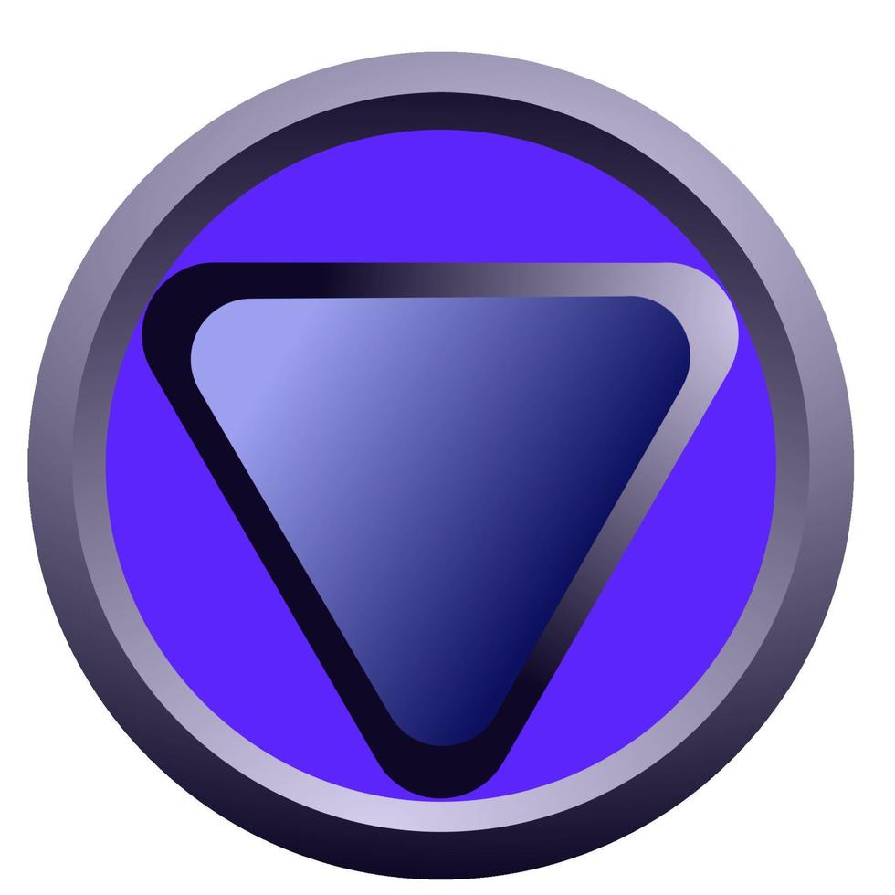 logo triangulaire moderne vecteur