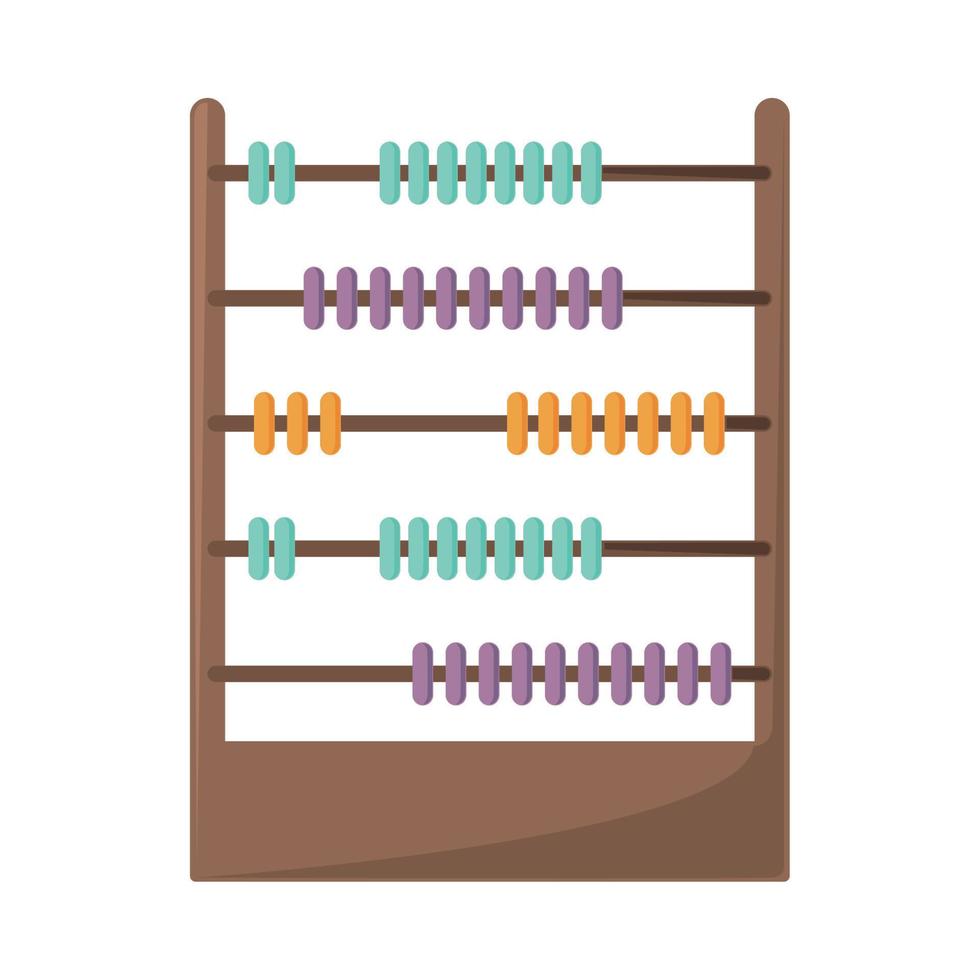 calcul de l'éducation boulier vecteur