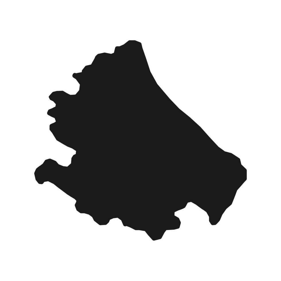 carte des abruzzes. région d'italie. illustration vectorielle. vecteur