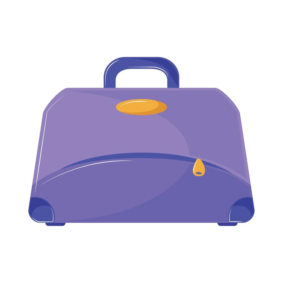 icône de sac à main violet vecteur