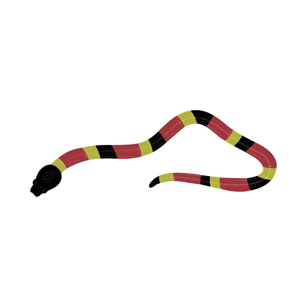 icône exotique de serpent vecteur