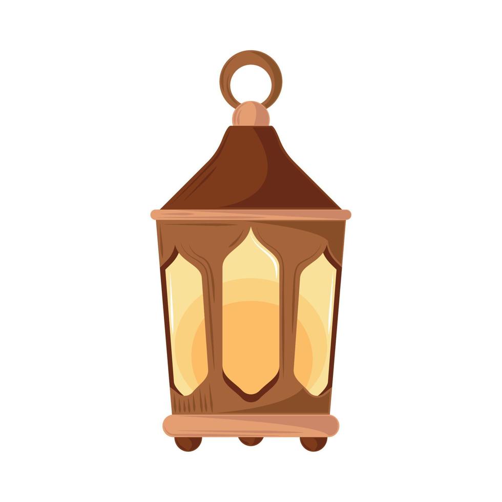 lanterne arabe rétro vecteur