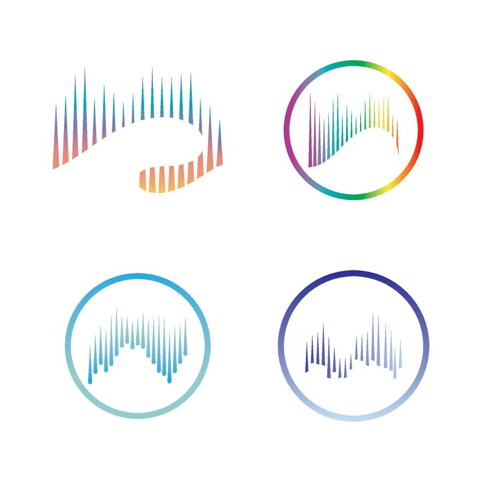 modèle de vecteur d'illustration d'icône de conception de logo d'aurore