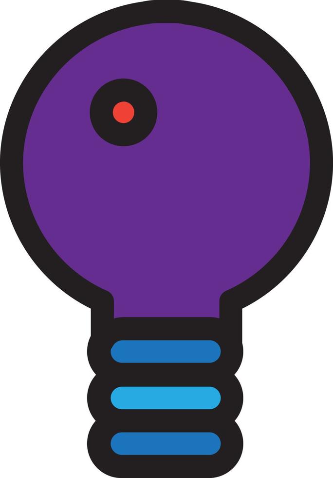 ampoule électrique lampe équipement icône vecteur