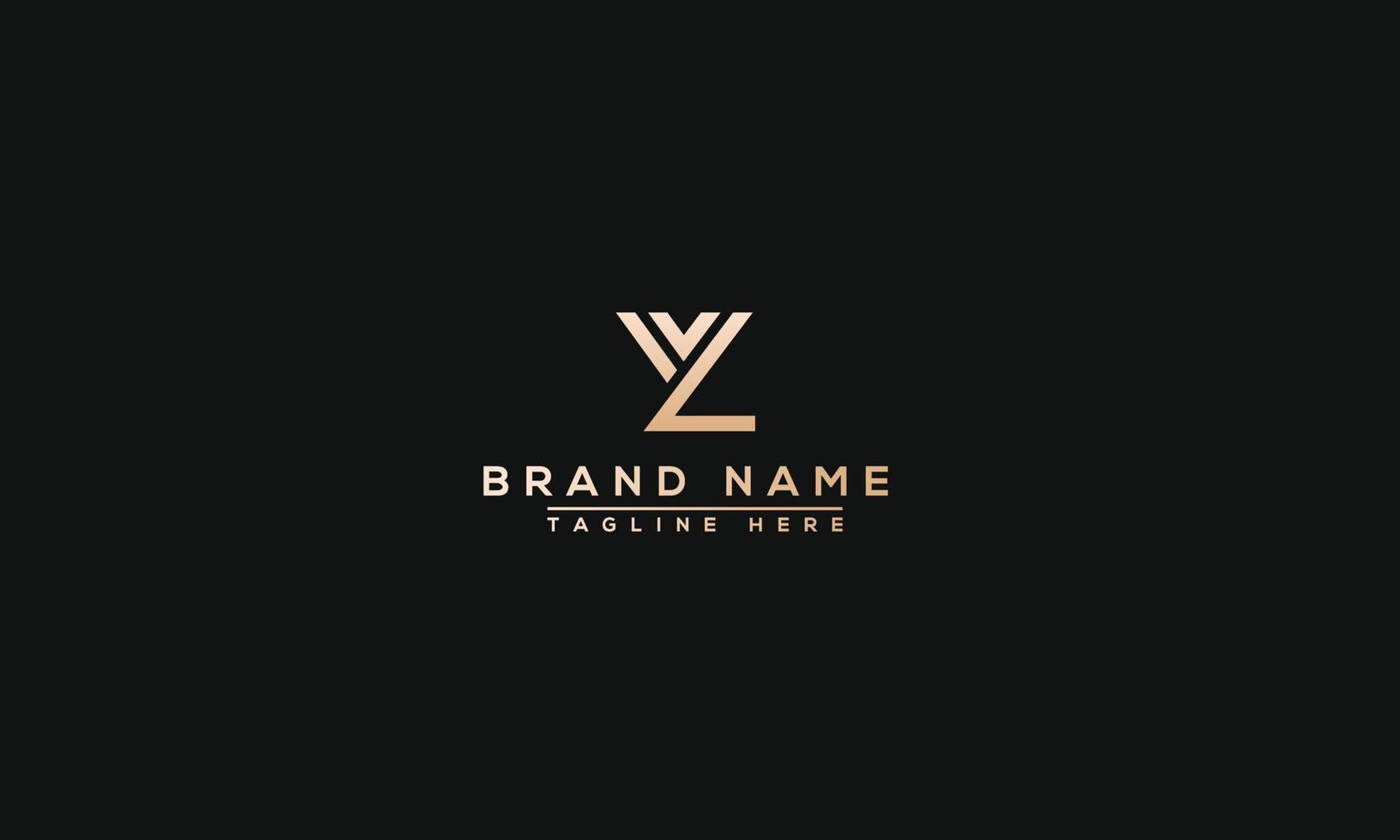 yl logo design template élément de marque graphique vectoriel. vecteur