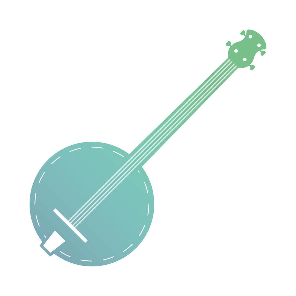 instrument de musique banjo vecteur