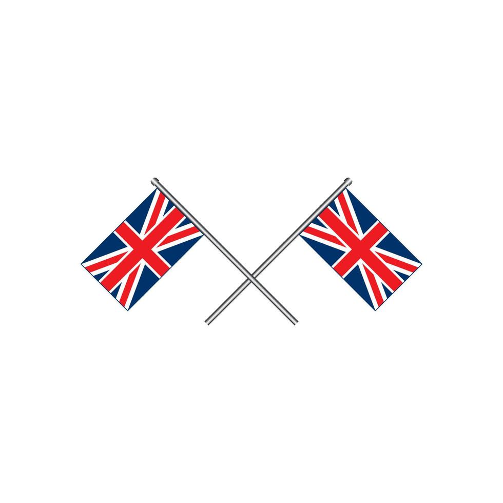 logo drapeau angleterre vecteur