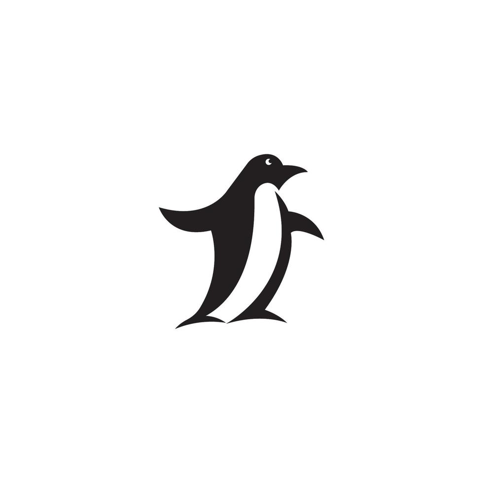 L'icône de pingouin vector illustration design symbole