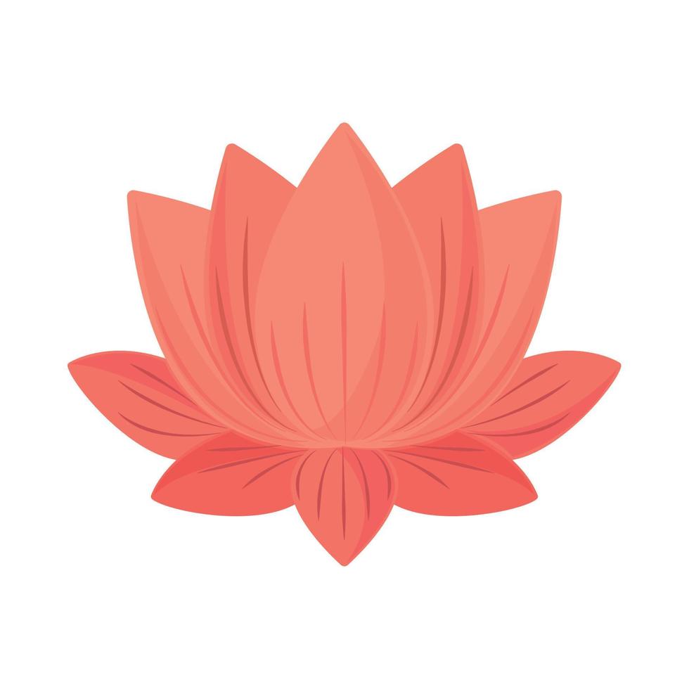 icône de fleur de lotus vecteur
