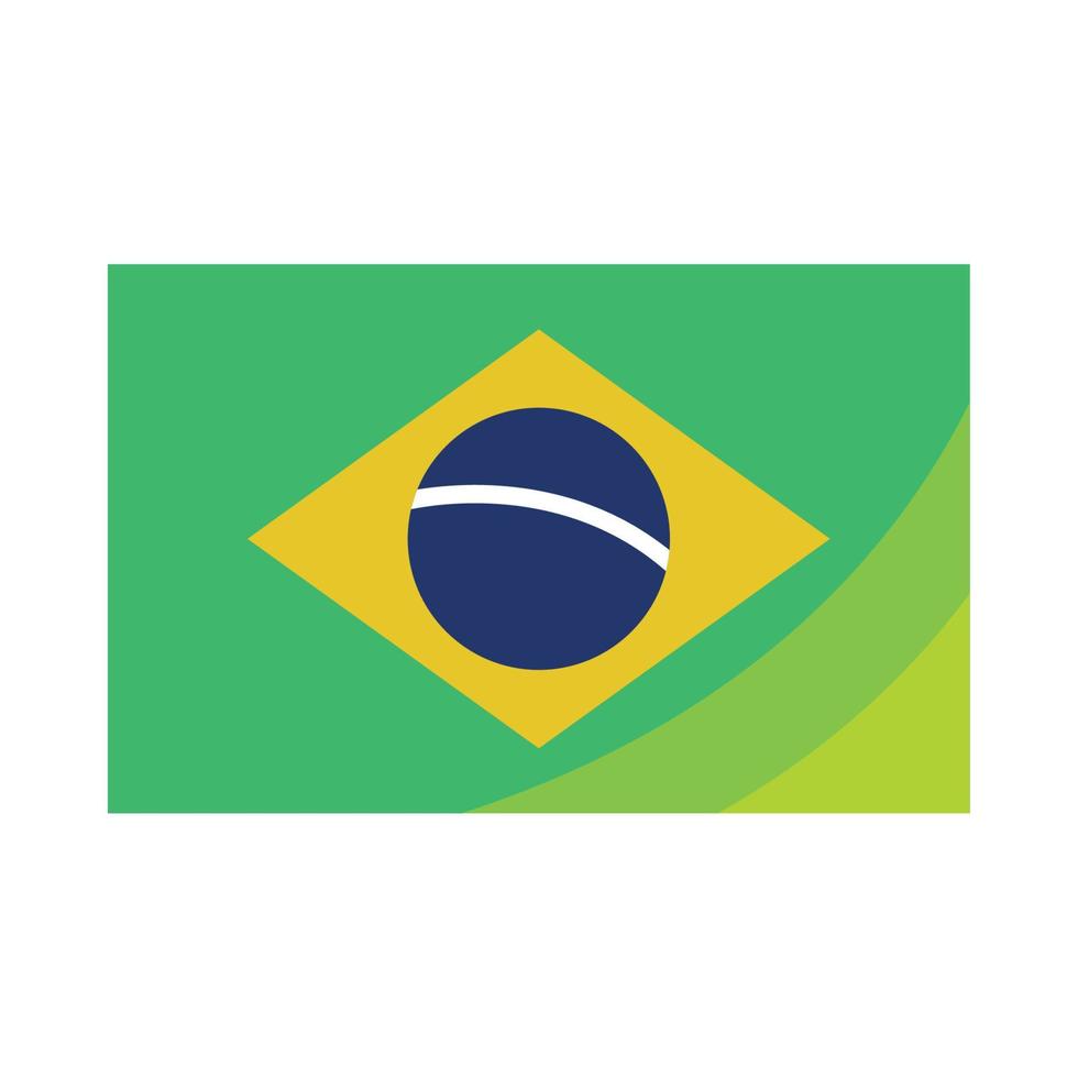 drapeau du brésil vecteur