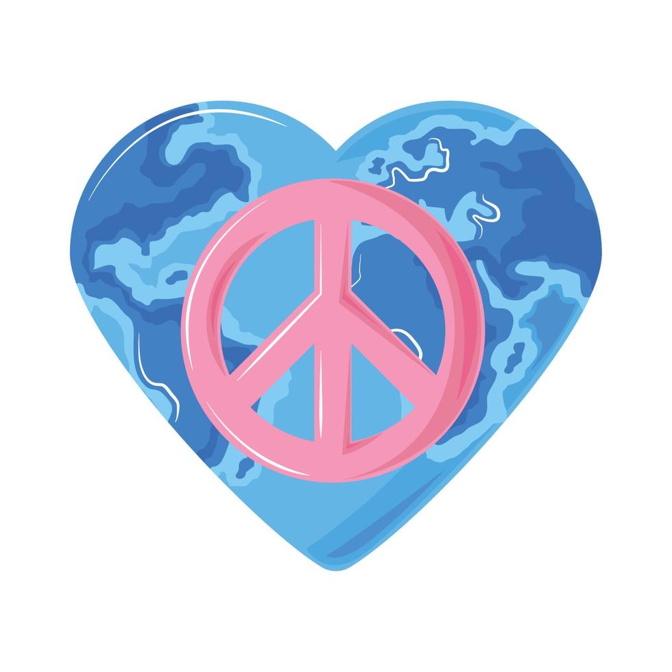 emblème de la journée internationale de la paix vecteur