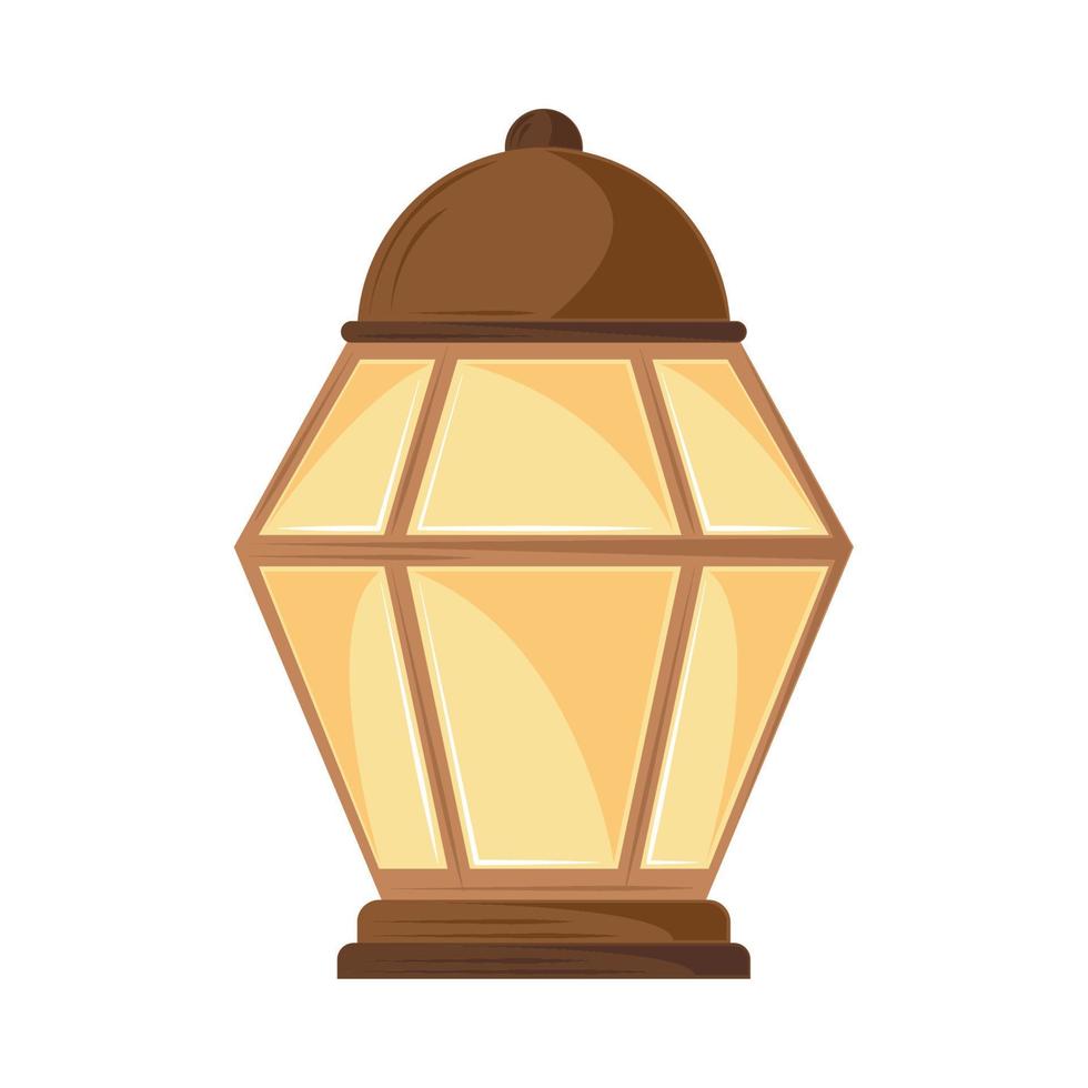 lanterne de style arabe vecteur