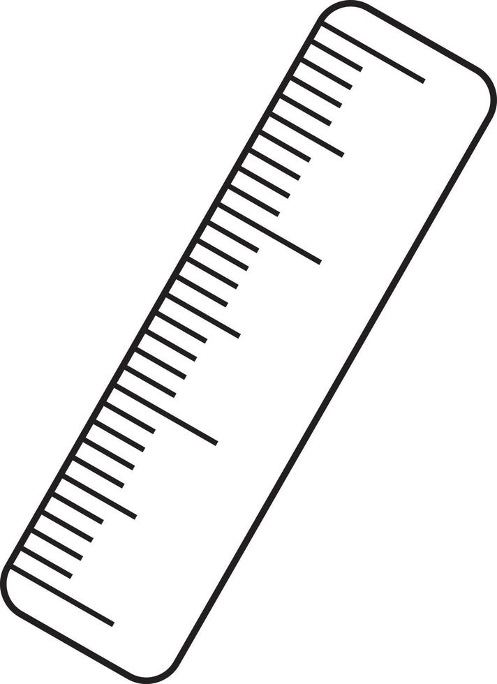 illustration d'art de ligne de règle vecteur