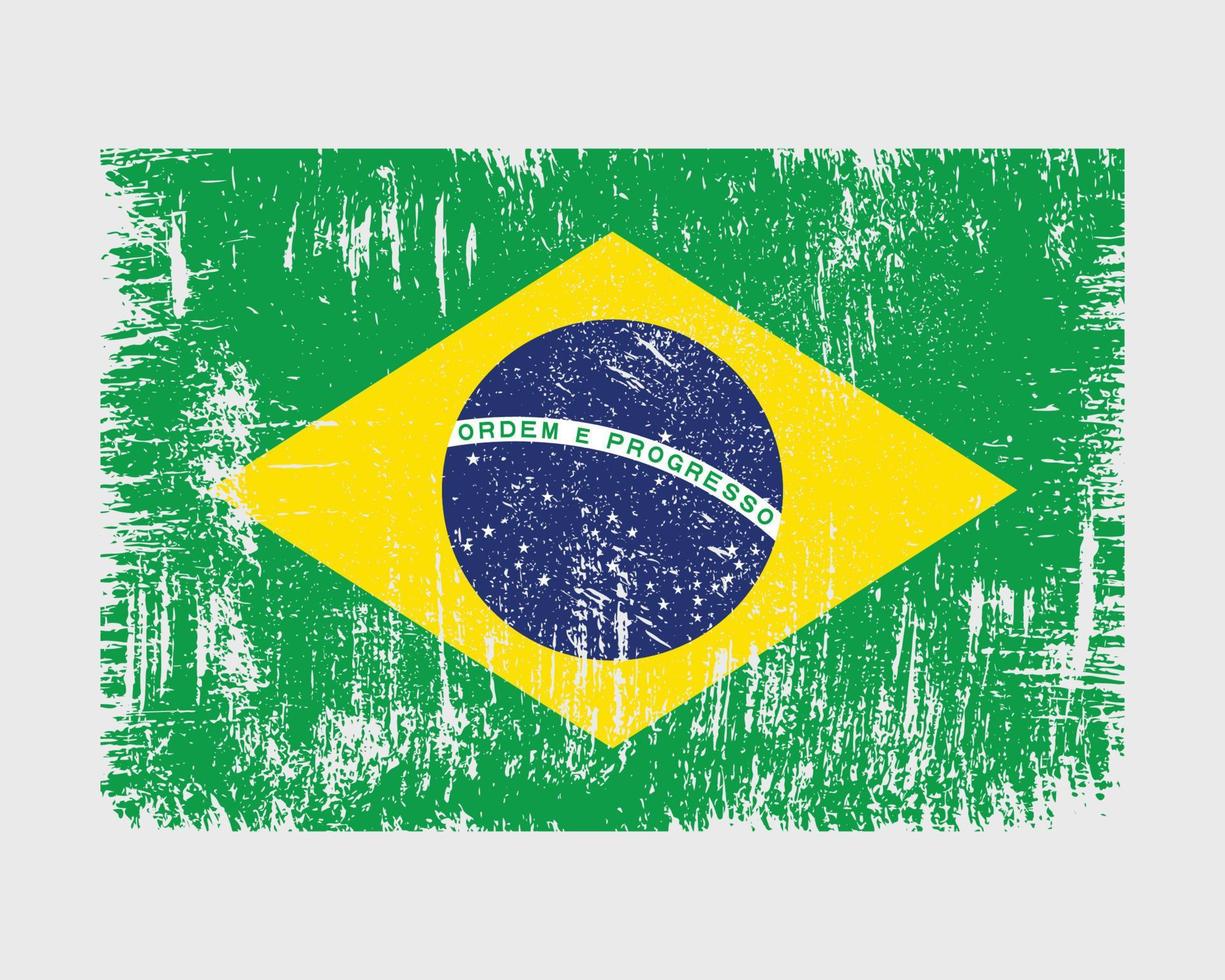 vecteur de drapeau du brésil