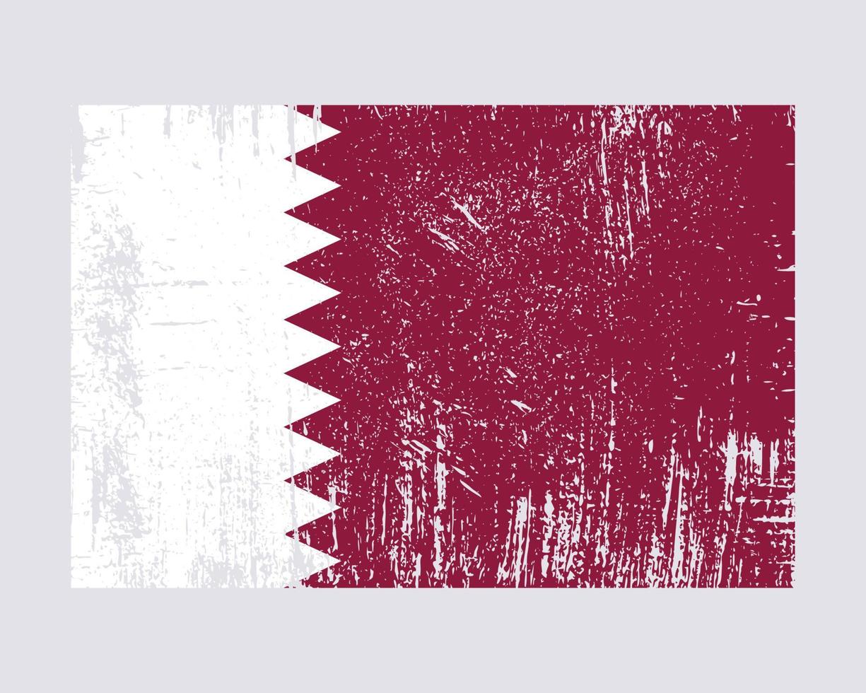 vecteur de drapeau du Qatar