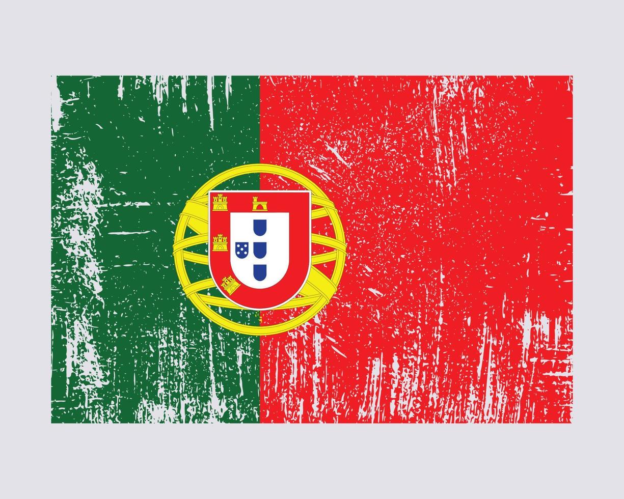 vecteur de drapeau portugais