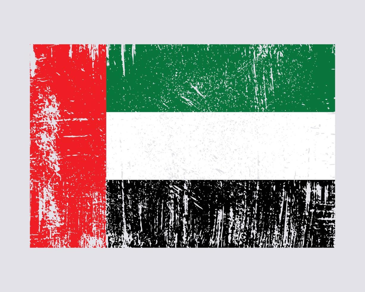 vecteur de drapeau des émirats arabes unis
