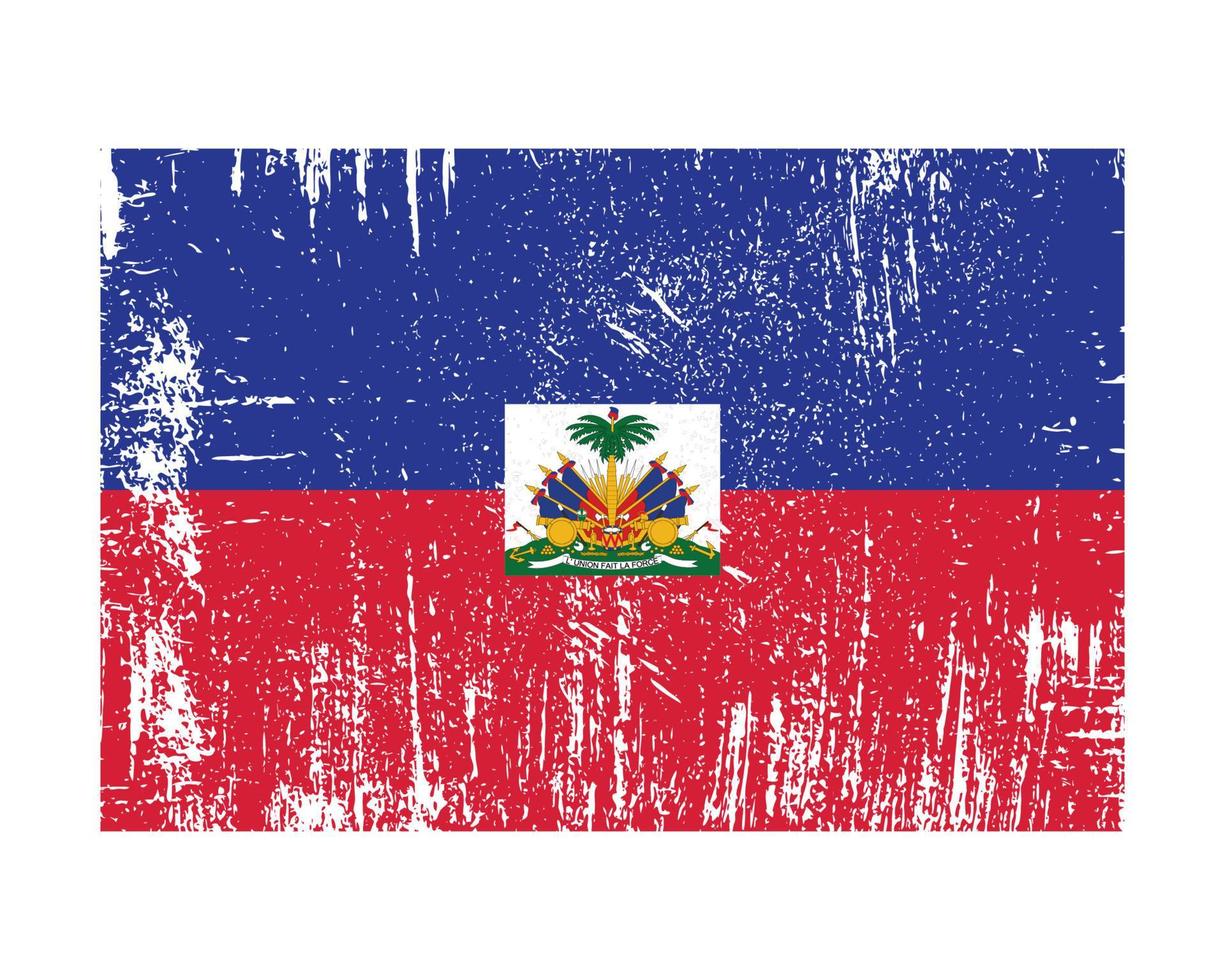 vecteur de drapeau d'Haïti