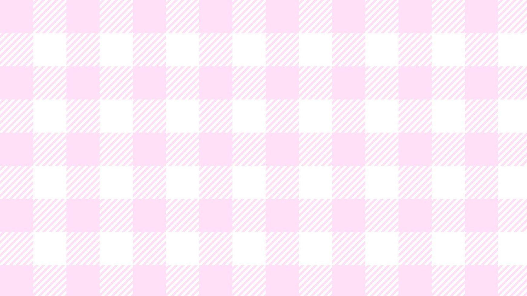 esthétique vichy rose pastel mignon, tartan, dames, plaid, illustration d'arrière-plan de texture en damier, parfait pour la bannière, le papier peint, la toile de fond, la carte postale, l'arrière-plan vecteur
