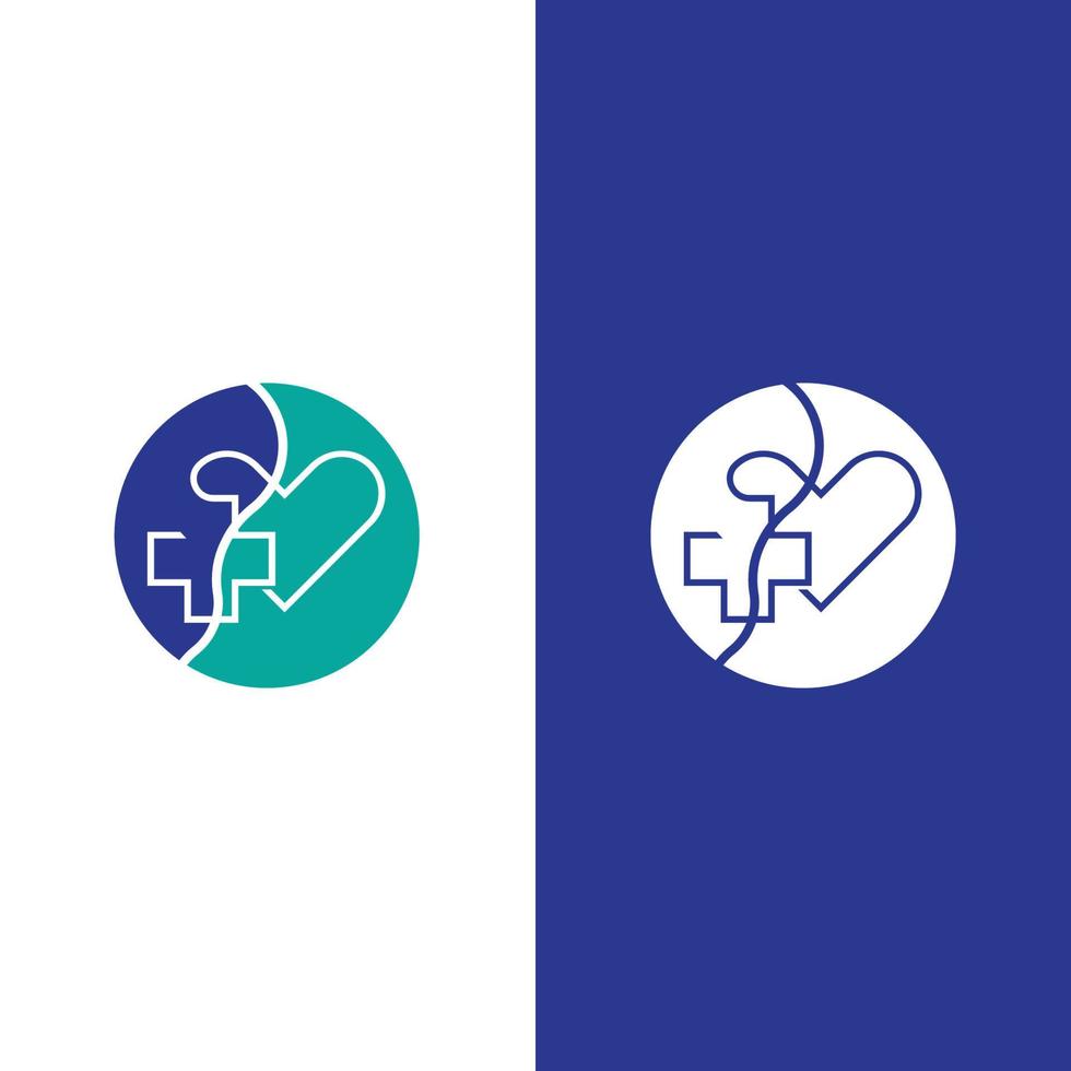 vecteur de modèle de logo médical de santé