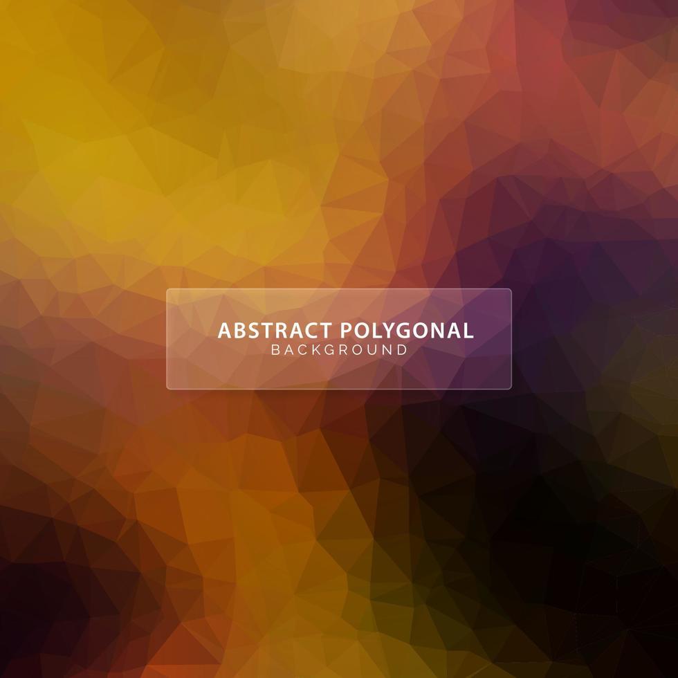 conception de fond triangulaire abstrait low poly sombre vecteur