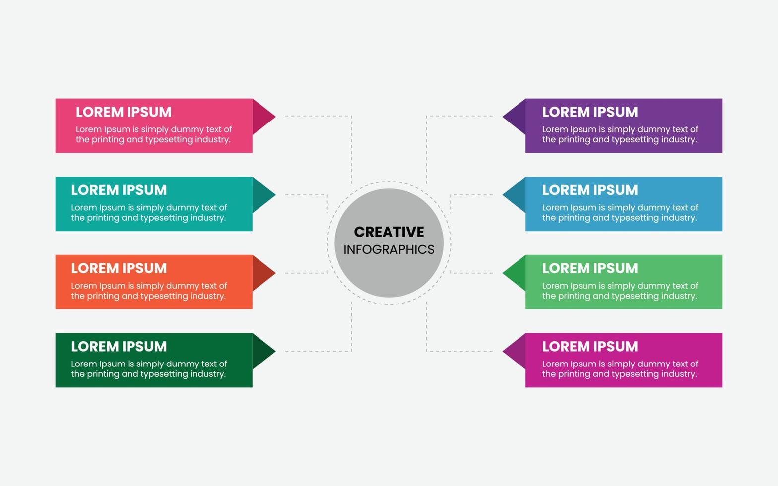 conception infographique d & # 39; entreprise vecteur