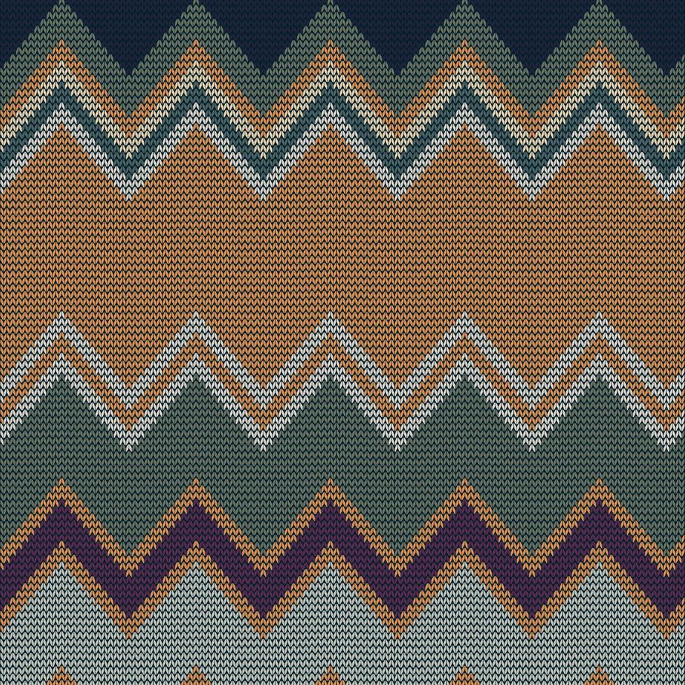 un vecteur de textiles tricotés textile traditionnel. texture chevron tricotée en crème douce, rose et beige pour écharpe, haut, bonnet, mitaines, jupe, design textile