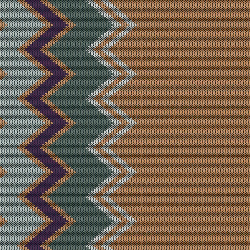 textile pull jaune doux tricoté en vecteur. texture chevron tricotée de couleur jaune, marron et beige douce pour l'écharpe, le chapeau, les mitaines, la jupe, le pull design textile vecteur