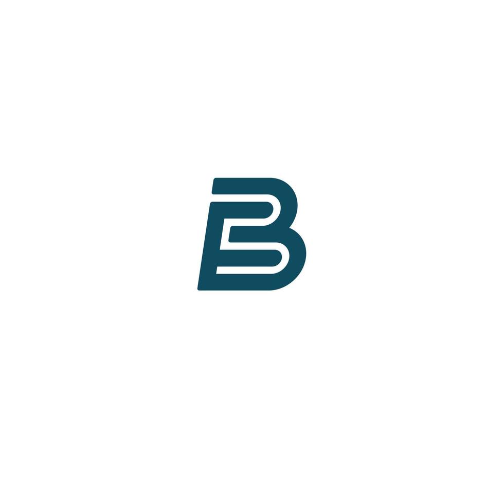 lettre initiale fb icône vecteur logo modèle illustration conception pro vecteur
