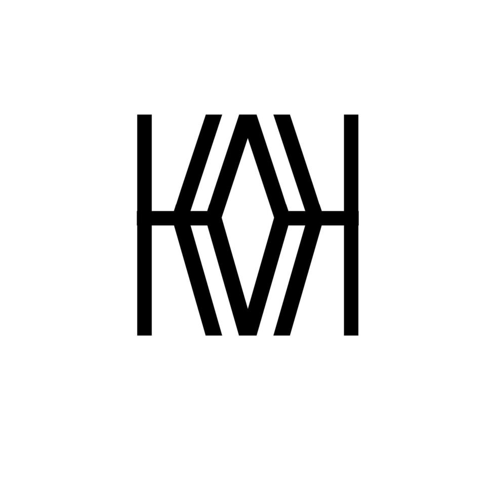 lettre initiale kok icône vecteur logo modèle illustration conception pro vecteur