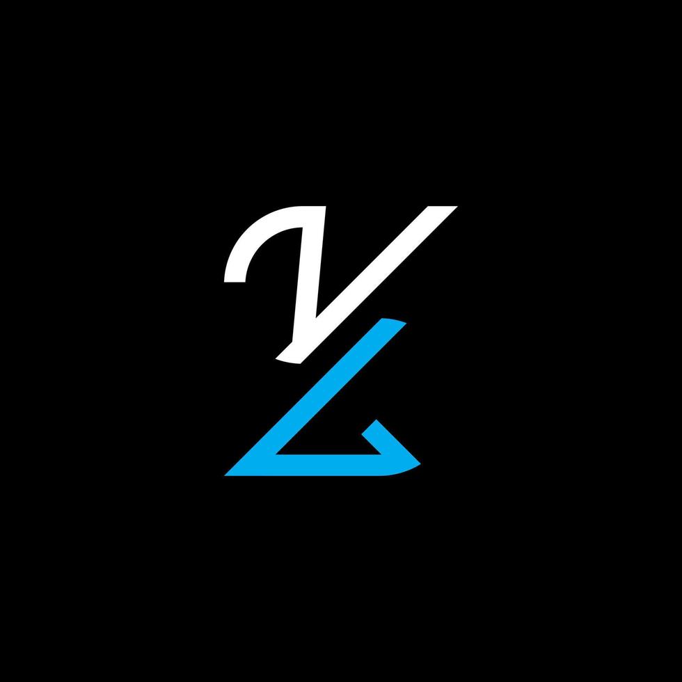 conception créative de logo de lettre nl avec graphique vectoriel, logo simple et moderne de nl. vecteur