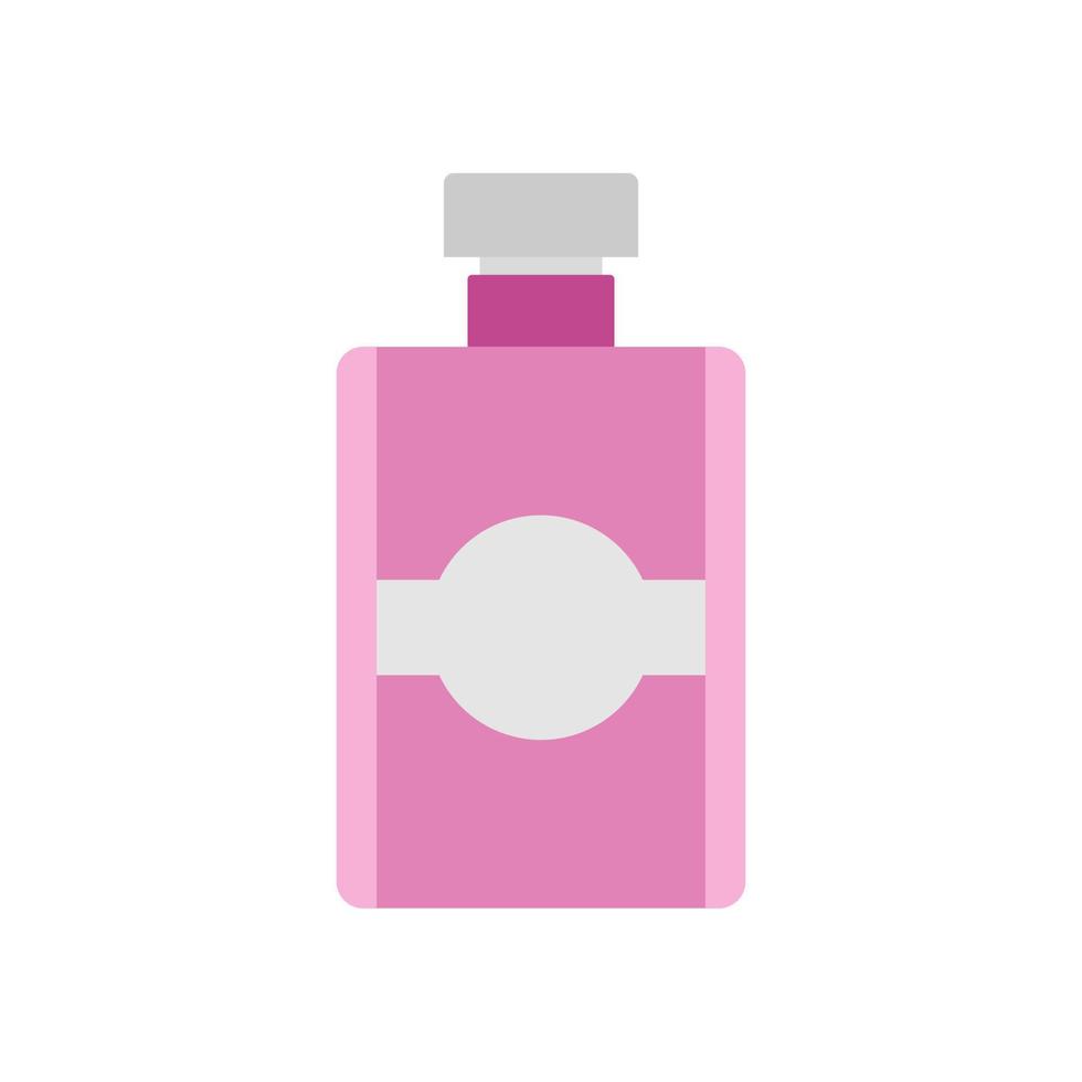 illustration vectorielle de bouteille de parfum arrière-plan de conception cosmétique isolé. arôme parfum beauté mode verre icône vecteur