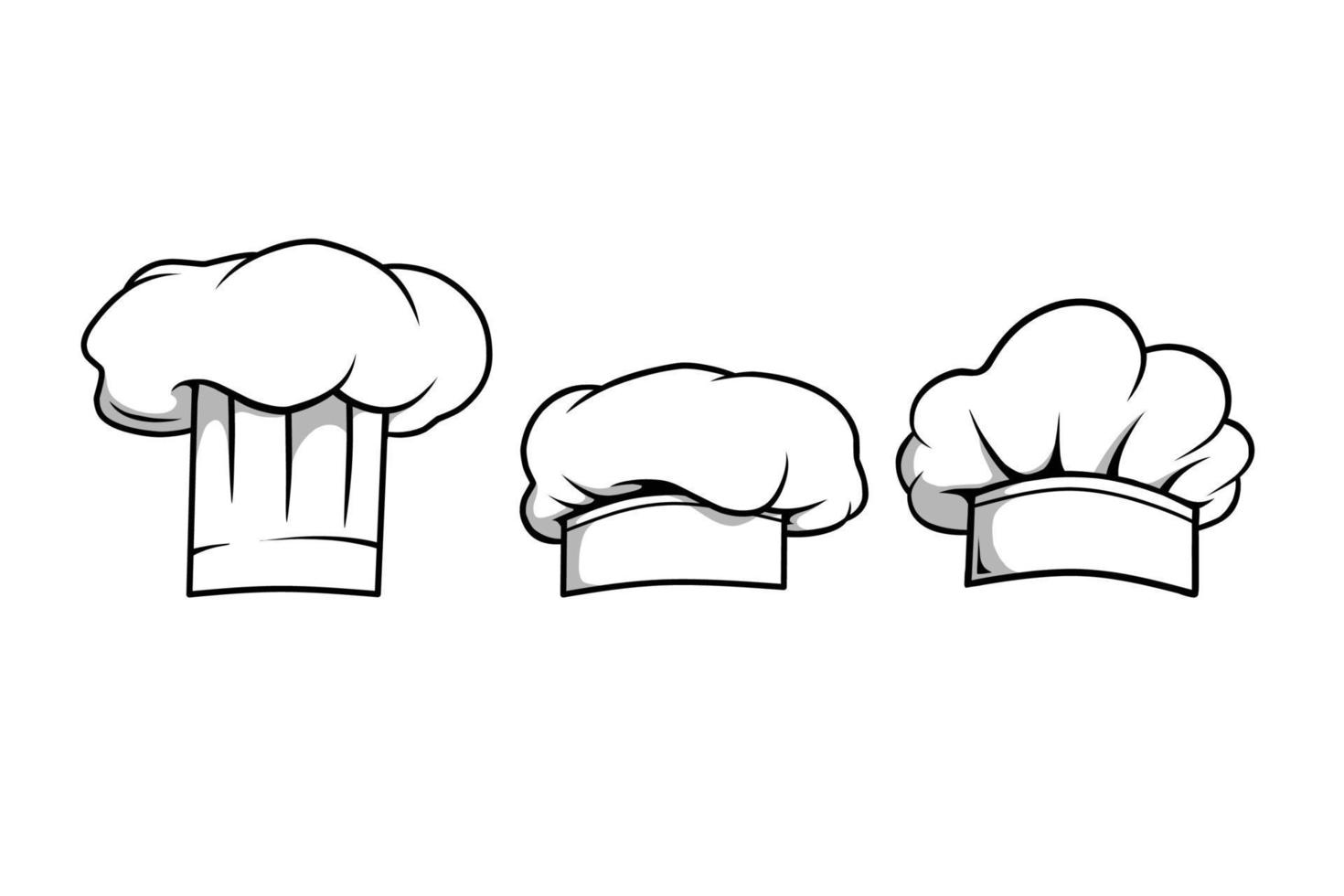 illustration vectorielle de chapeau de chef vecteur