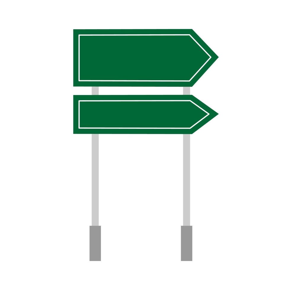 route direction vert signe transport plein air pointeur avertissement navigation vide vecteur