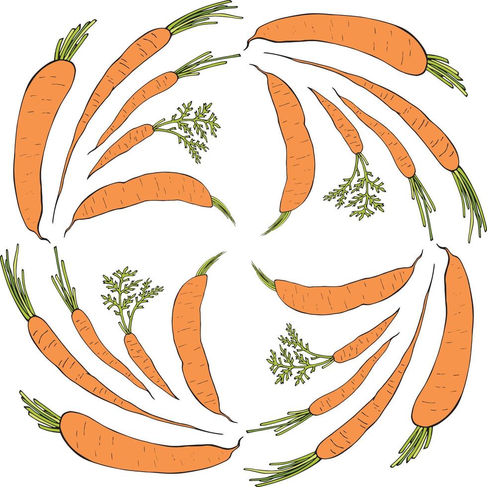 cadre rond avec carottes de dessin horizontales. couronne isolée sur fond blanc pour votre conception vecteur