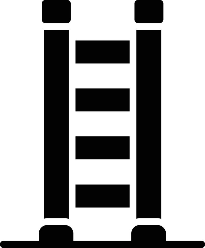 icône de glyphe d'échelle vecteur
