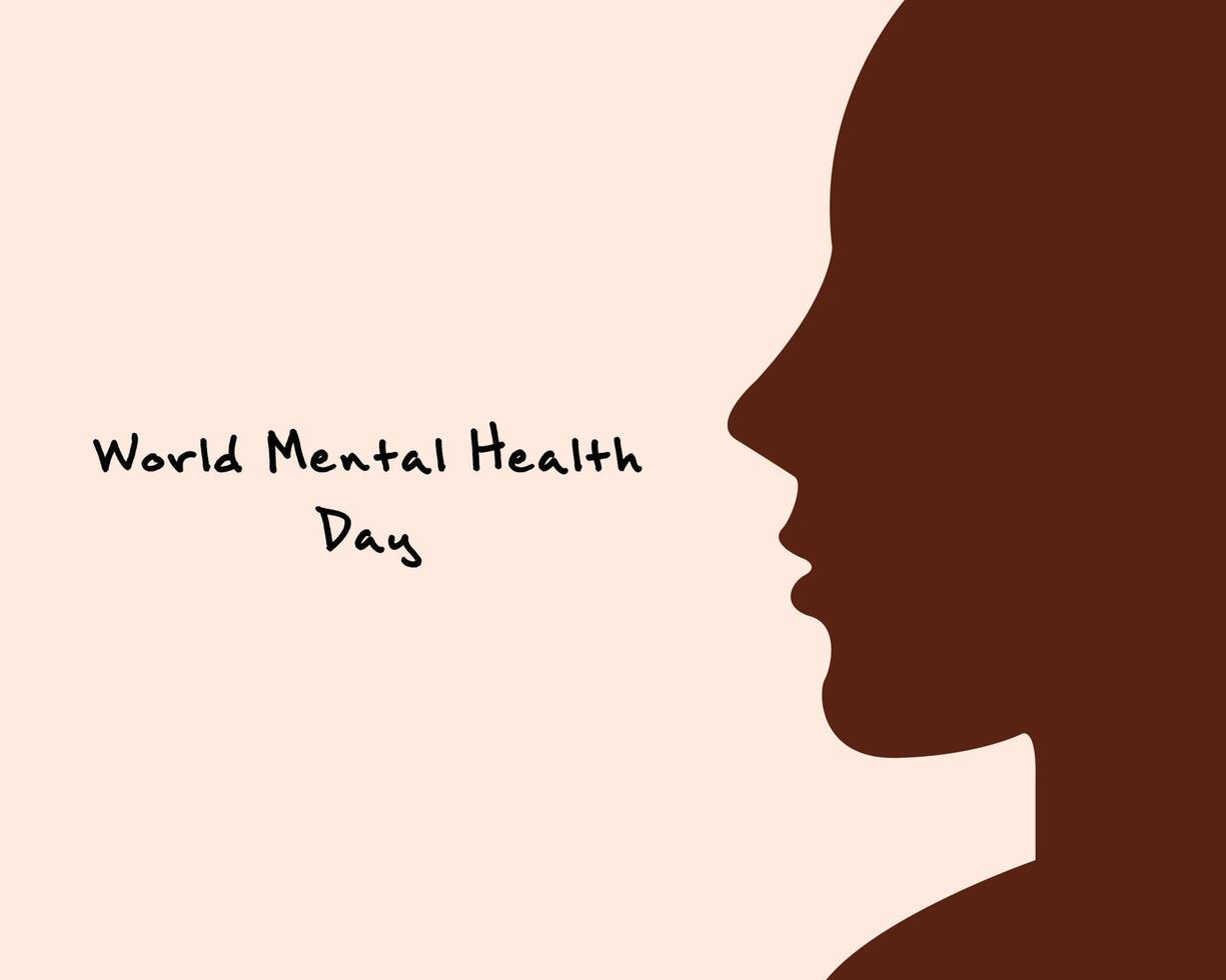 silhouette de femme journée mondiale de la santé vecteur
