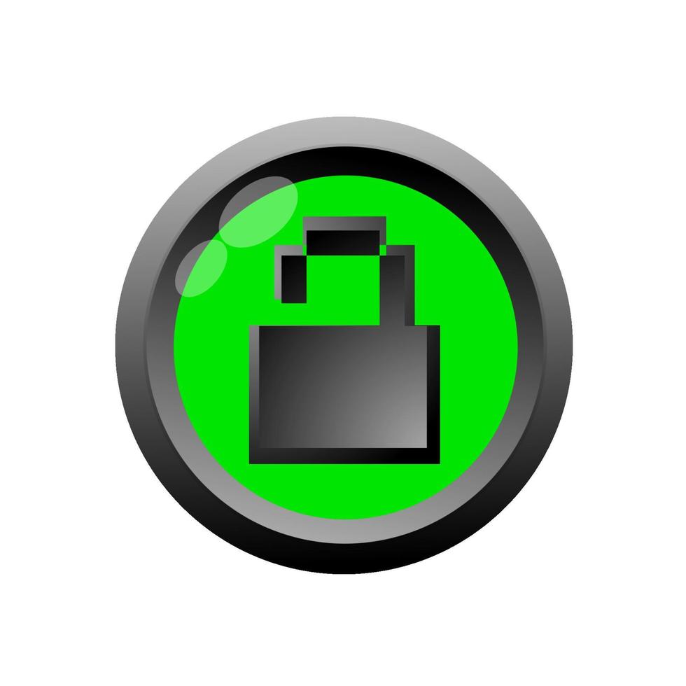 icône de verrouillage de protection. avec fond transparent vecteur