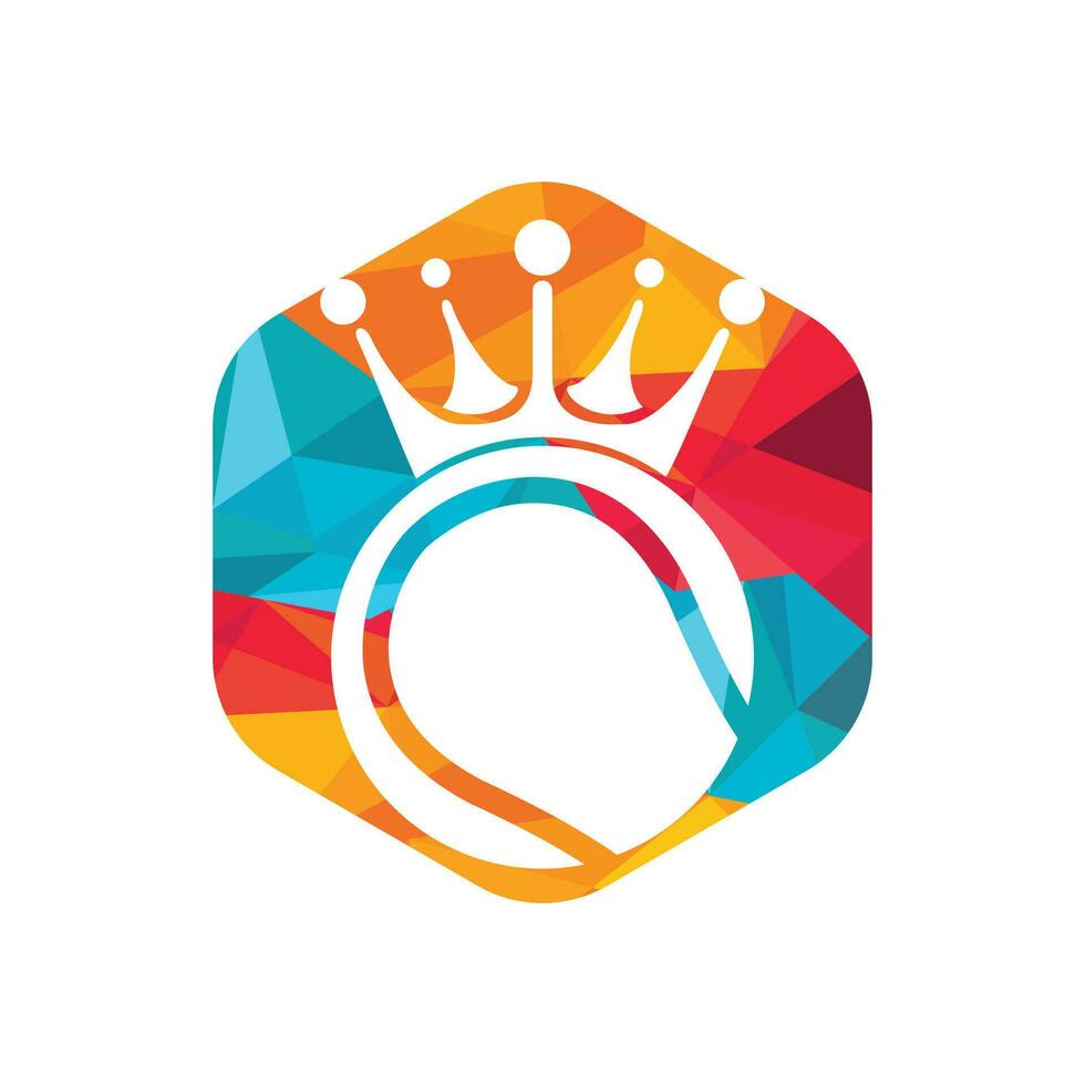 création de logo vectoriel tennis king.