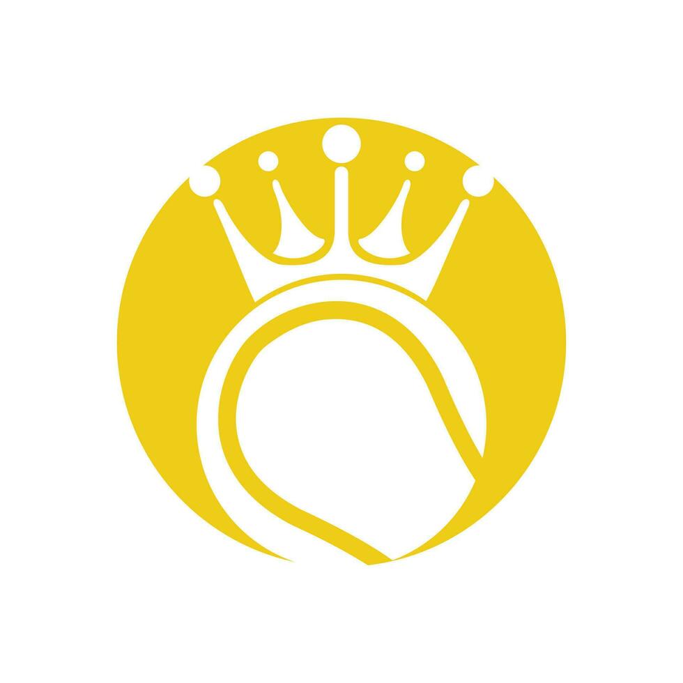 création de logo vectoriel tennis king.