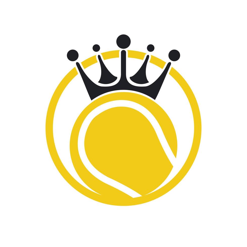 création de logo vectoriel tennis king.