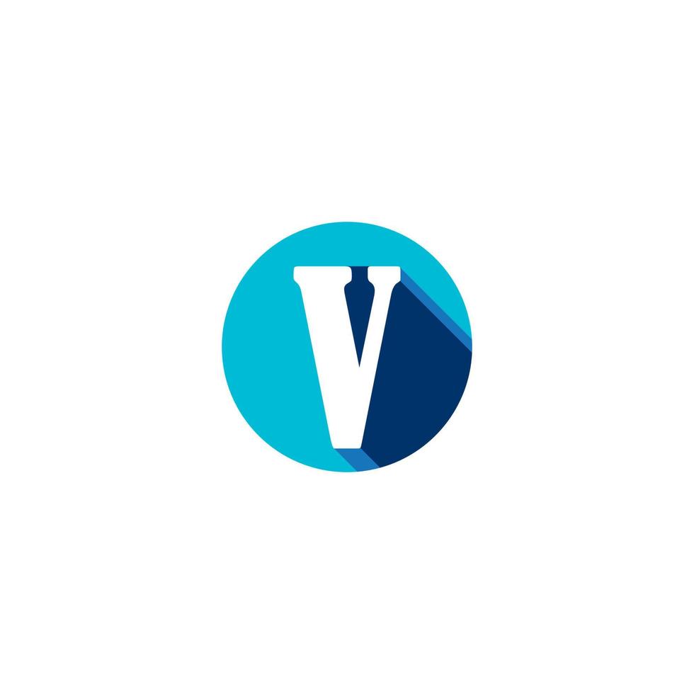 lettre v. logo vecteur