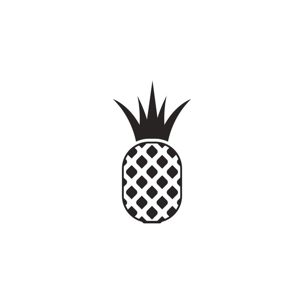 icônes d'ananas conception de symbole d'illustration vectorielle vecteur