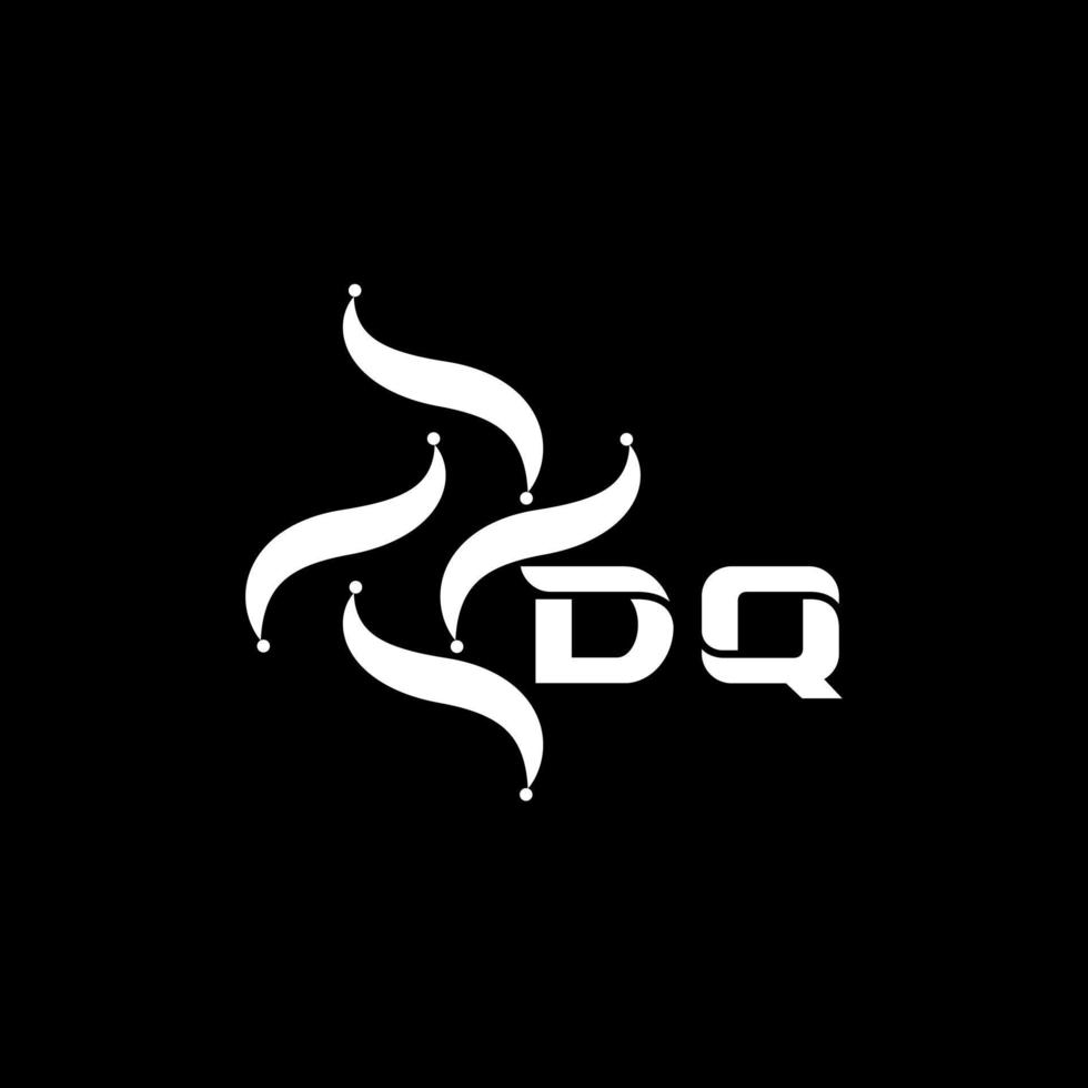 création de logo de lettre dl sur fond noir. concept de logo de lettre initiales minimalistes de technologie créative dl. dl création de logo de lettre de vecteur abstrait plat moderne unique.