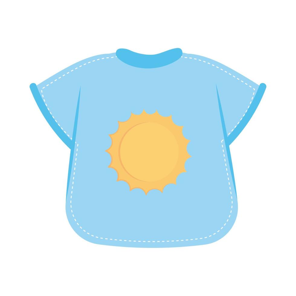 icône de chemise de bébé vecteur